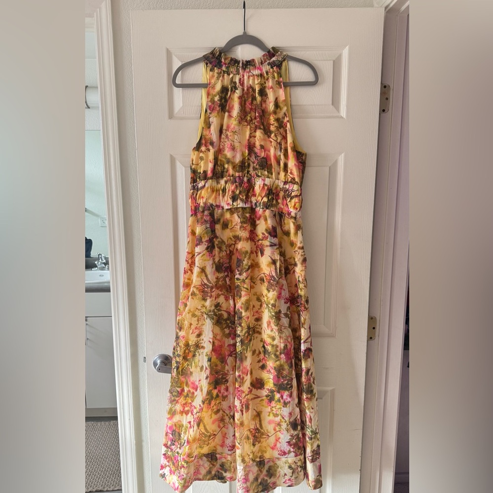 Karen Millen Yellow Floral Dress - Picture 2 of 12
